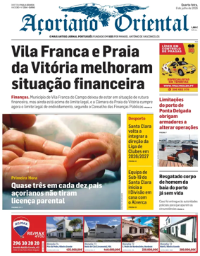 Cover of Acoriano Oriental