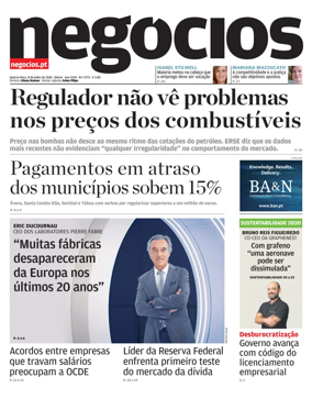 Cover of Jornal de Negocios