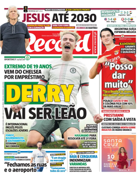 Cover of Record (Portugal)