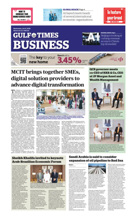 Cover of Gulf Times Business