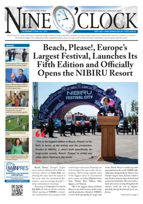 Cover of Nine o clock (Romania) Daily