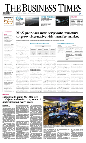 Cover of The Business Times
