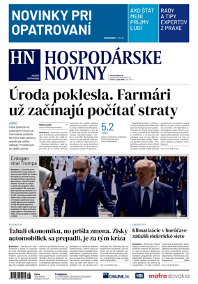 Cover of Hospodarske noviny