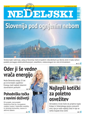 Cover of Nedeljski Dnevnik