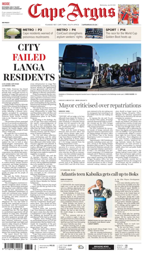 Cover of Cape Argus