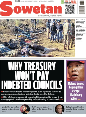 Cover of Sowetan