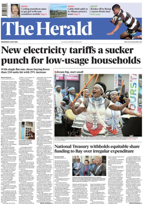 Cover of The Herald (South Africa)