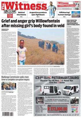 Cover of The Witness (South Africa)