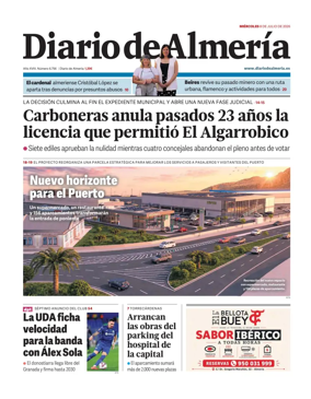 Cover of Diario de Almeria