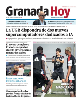 Cover of Granada Hoy