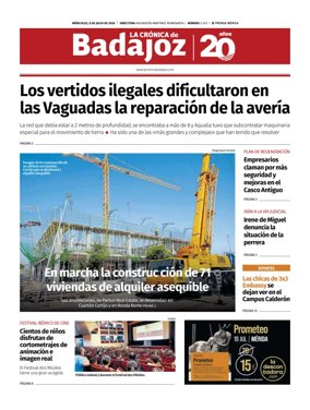Cover of La Cronica de Badajoz BE