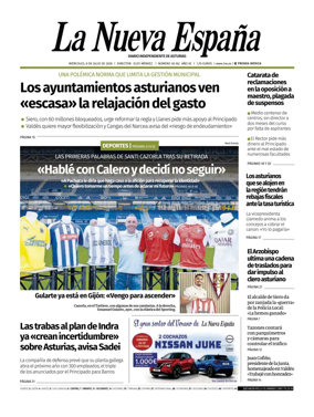 Cover of La Nueva Espana (Occidente)