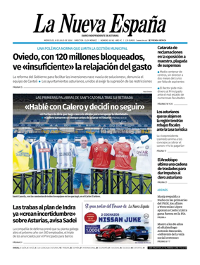 Cover of La Nueva Espana (Oviedo)