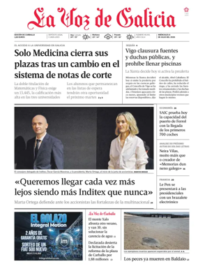 Cover of La Voz de Galicia (Carballo)