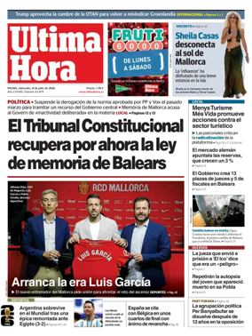 Cover of Ultima Hora
