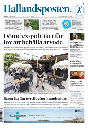 Cover of Hallandsposten