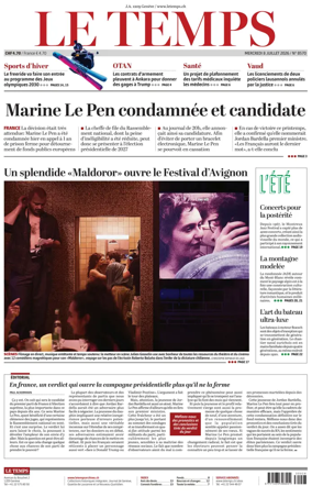 Cover of Le Temps