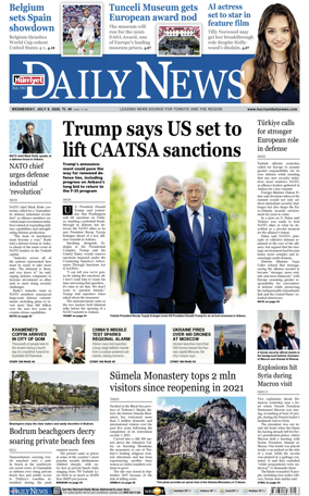 Cover of Hurriyet Daily News & Economic Review