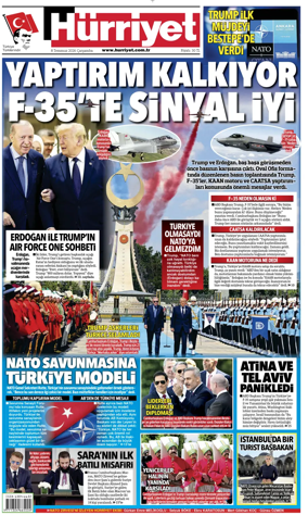 Cover of Hurriyet