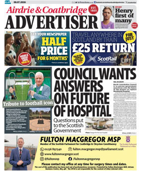 Cover of Airdrie & Coatbridge Advertiser