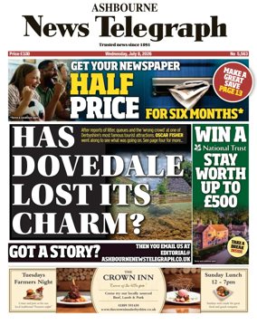 Cover of Ashbourne News Telegraph
