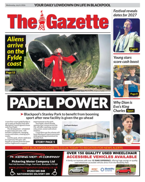 Cover of Blackpool Gazette
