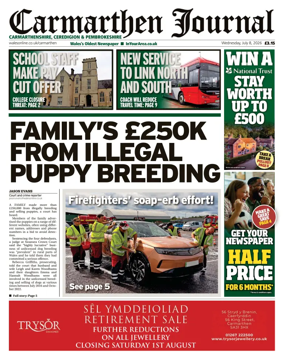 Cover of Carmarthen Journal