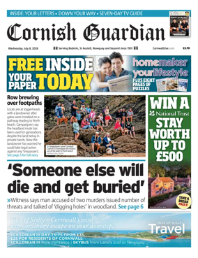 Cover of Cornish Guardian (Newquay & the North Coast)