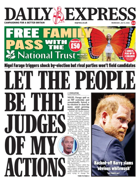 Cover of Daily Express