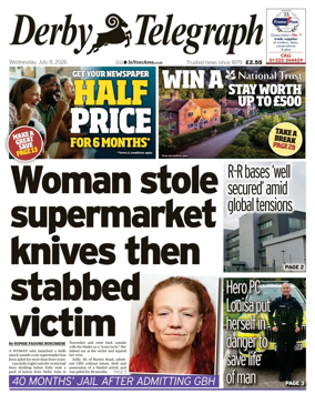 Cover of Derby Telegraph