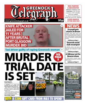 Cover of Greenock Telegraph