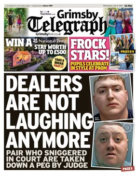 Cover of Grimsby Telegraph