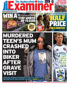 Cover of Huddersfield Daily Examiner