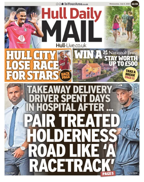Cover of Hull Daily Mail