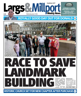 Cover of Largs & Millport Weekly News