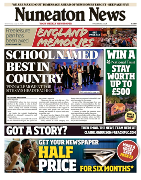 Cover of Nuneaton News