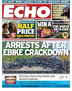 Cover of South Wales Echo