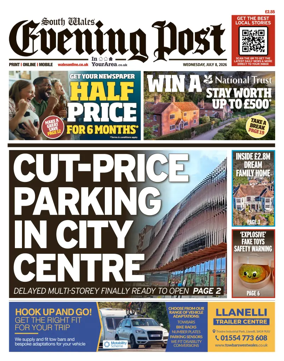 Cover of South Wales Evening Post