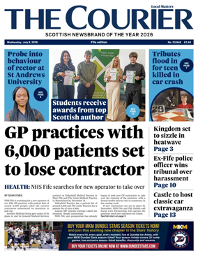 Cover of The Courier & Advertiser (Fife Edition)