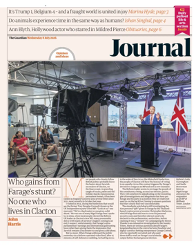 Cover of The Guardian e-paper Journal