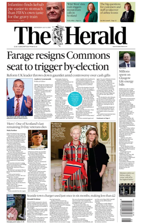 Cover of The Herald (Scotland)