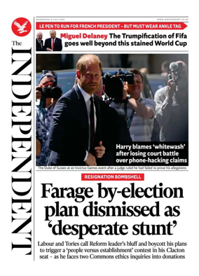 Cover of The Independent