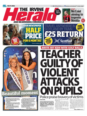 Cover of The Irvine Herald and Kilwinning Chronicle