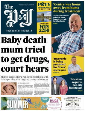 Cover of The Press and Journal (Aberdeen and Aberdeenshire)