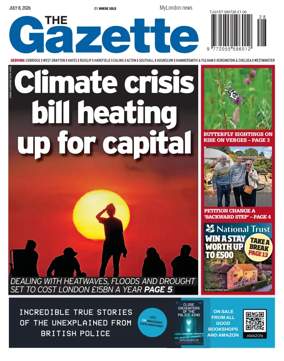 Cover of Uxbridge Gazette