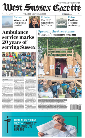 Cover of West Sussex Gazette