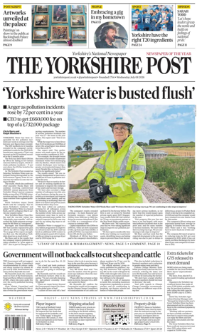 Cover of Yorkshire Post