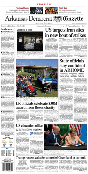 Cover of Arkansas Democrat-Gazette