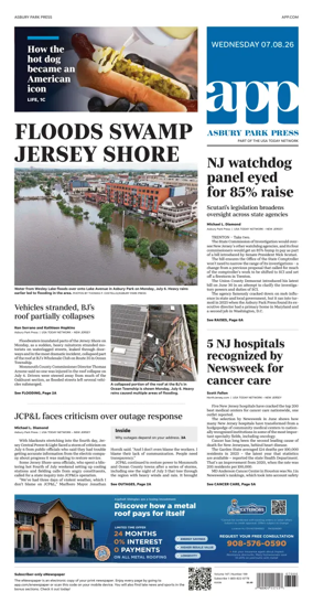 Cover of Asbury Park Press