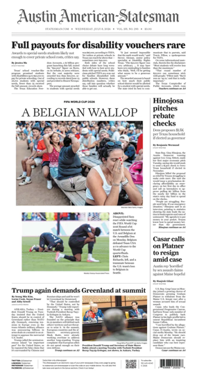 Cover of Austin American-Statesman
